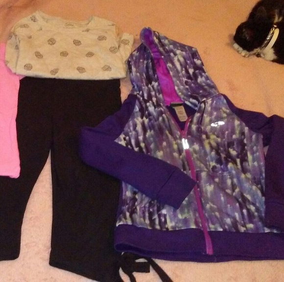 Girls, Hoodie, T-shirt, capri - Picture 2 of 2